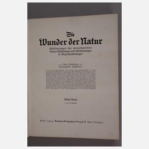 Zwei Bände Die Wunder Natur