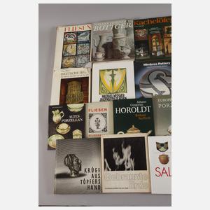 Konvolut Keramikbücher