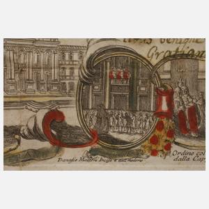 Ablassbrief Papst Pius VI. von 1776