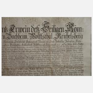 Testament des Grafen Rudolf Franz Erwein von Schönborn