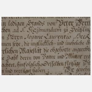 Testament des Grafen Rudolf Franz Erwein von Schönborn