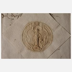 Handschriftliche Quittung Jena