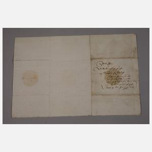 Handschriftliche Quittung Jena