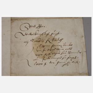 Handschriftliche Quittung Jena