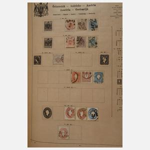 Briefmarkensammlung Europa