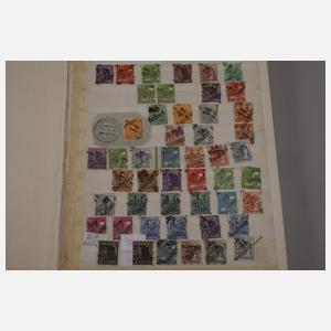 Konvolut Briefmarken-Spitzen