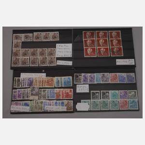 Konvolut Briefmarken-Spitzen