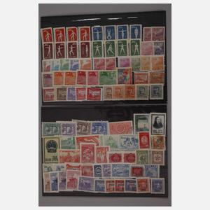 Konvolut Briefmarken-Spitzen