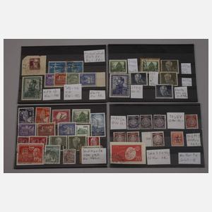 Konvolut Briefmarken-Spitzen