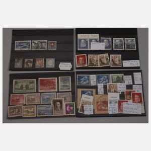 Konvolut Briefmarken-Spitzen