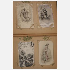 Postkartenalbum Ostermotive