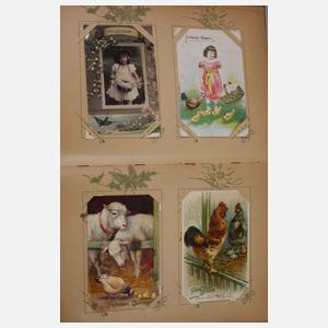 Postkartenalbum Ostermotive