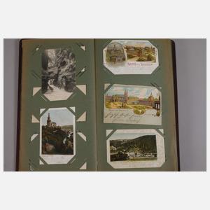 Zwei Ansichtskartenalben Varia