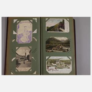 Zwei Ansichtskartenalben Varia