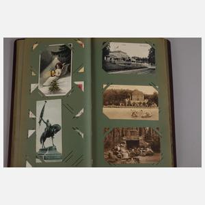 Zwei Ansichtskartenalben Varia