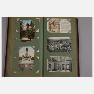 Zwei Ansichtskartenalben Varia
