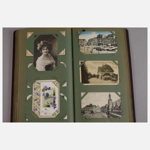 Zwei Ansichtskartenalben Varia