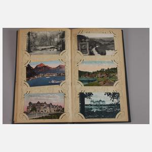 Zwei Ansichtskartenalben Varia