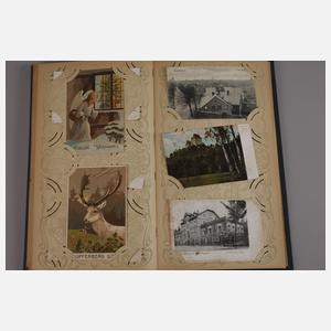 Zwei Ansichtskartenalben Varia