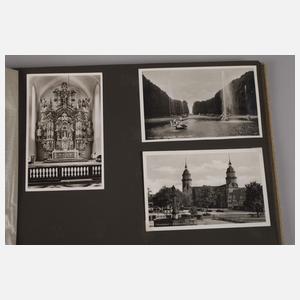 Drei Postkartenalben Deutschland, Kassel, Sport