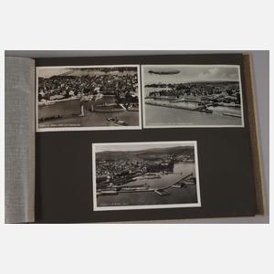 Drei Postkartenalben Deutschland, Kassel, Sport