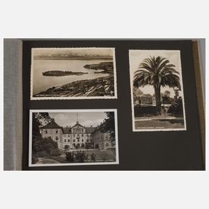 Drei Postkartenalben Deutschland, Kassel, Sport