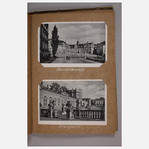 Drei Postkartenalben Deutschland, Kassel, Sport