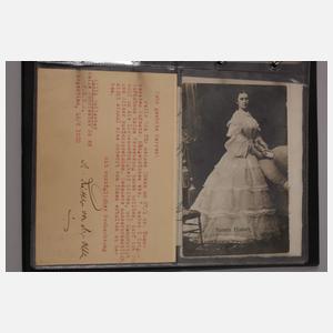 Sammlung Postkarten und Belege Adel