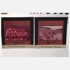 Konvolut Glasdias Berlin, Potsdam, Ostdeutschland