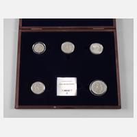 Fünf Silbermünzen Kaiserreich111