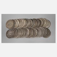 Konvolut Silbermünzen 1 Mark Kaiserreich111