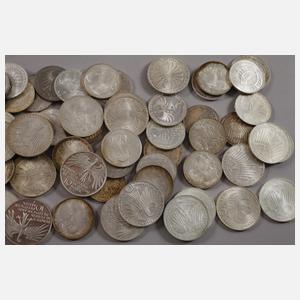 Konvolut DM Silber-Gedenkmünzen