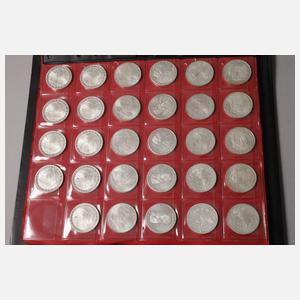 Konvolut 5 DM BRD Silber-Gedenkmünzen