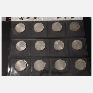 Konvolut 5 DM BRD Silber-Gedenkmünzen