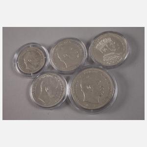 Konvolut 10 DM BRD Gedenkmünzen PP