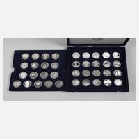 Konvolut 10 DM BRD Gedenkmünzen PP111