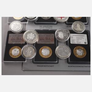 Konvolut Silbermünzen