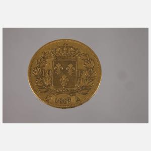 40 Francs Gold Frankreich