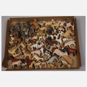 Umfangreiches Miniaturdorf Erzgebirge