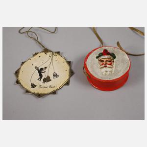 Dresdner Pappe Konvolut plastische Henkelkörbe