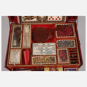 Großer französischer Spielekoffer "Jeux"