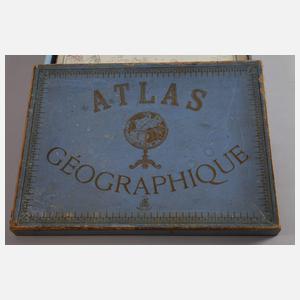 Französisches Puzzlespiel "Atlas Géographique"