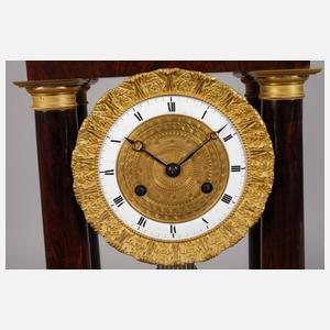 Portaluhr Biedermeier