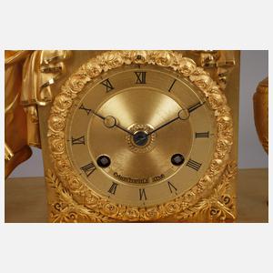 Bronze Pendule Christophe Aliné