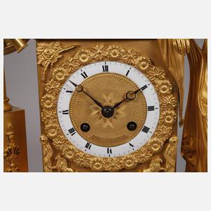 Bronzependule Allegorie der Wissenschaft