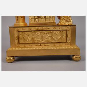 Bronzependule Allegorie der Wissenschaft