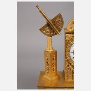 Bronzependule Allegorie der Wissenschaft