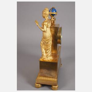 Bronzependule Allegorie der Wissenschaft