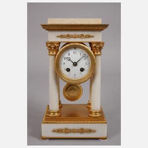 Kleine Portaluhr Alabaster