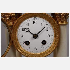 Kleine Portaluhr Alabaster